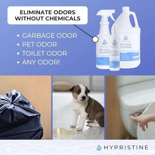 PURE Hypochlorous Acid Spray, Multi-Purpose Cleaner, Superior Shelf Life, 0% Bleach, 0% Alcohol, Food Contact Safe, Eliminate Non-Living Allergens, Remove Pet Odor, Clean Any Surface