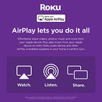 Roku Smart Soundbar, 4K/HD/HDR Streaming Media Player & Exceptional Audio Includes Roku Voice Remote