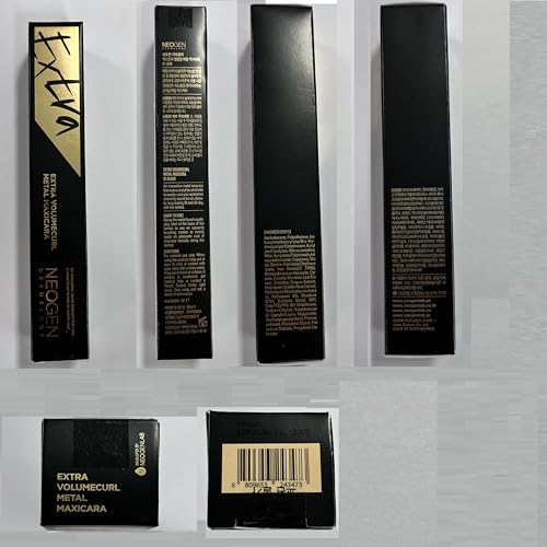 NEOGEN DERMALOGY Innovative Sensational Hygienic Washable Extra Slim & Volume Metal Mascara
