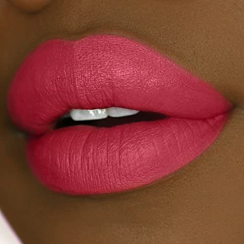 Beauty Bakerie Lip Whip Liquid Lipstick for Women, Waterproof Lip Gloss, Tint, Stain Long Lasting Hydrating Moisturizer, Matte or Metallic, 3.5mL, Take Me for Pomegranate
