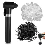 Ink Mixer Machine Kit, Yuelong Pigment Mixer Machine and Ink Caps Kit Includes Makeup Ink Pigment Electric Agitator Machine With 100 Mixing Sticks and 300 Mix Ink Cups for Microblading Supplies