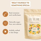 Organic Cinnamon Vanilla Ground Coffee - Medium Roast, Organic Flavored Coffee - Real Cinnamon & Vanilla Bean Smooth Low Acid - Perfect for Drip, Pour Over or Cold Brew - 8 oz, 22 Servings
