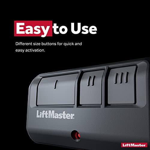 LiftMaster 893Max Security+ 2.0 3-Button Gate Operator Remote Control with Visor Clip - Pack of 2