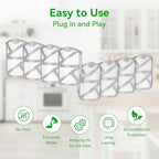 8Pcs Mosquito Bug Light Flying Insect Trap Refills 8 Pack Compatible with ZEVO, Indoor Fruit Fly Refill Cartridge Sets for Plug-in Light M364 and Max