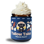 Grass-Fed & Finished Organic Tallow Cream | Face & Body Moisturizer | Heaven Scent (Tea Tree & Rosemary Essential Oils) | For Sensitive, Dry & Irritated Skin (4 Fl Oz)(D1)