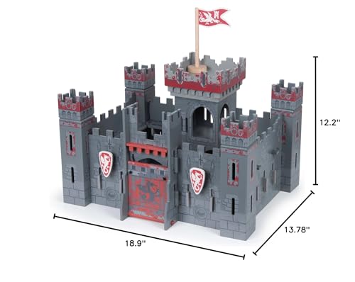 Papo - Medieval & Fantasy - Fantasy Castle - 60053 - Wooden playset for Figurines - Collectible - for Children - Suitable for Boys and Girls - from 3 Years Old