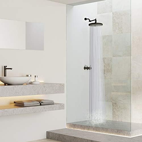 Luxury Spa Series: Bronze Rain Shower Head, 8-Inch Round Rain Showerhead with 360 Tilt, Experience Rainfall with MAXX Comfort and Elegance (Oil Rubbed Bronze)
