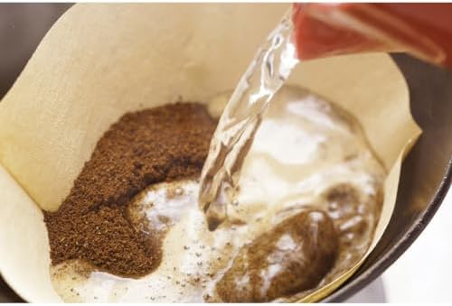 Fino Pour-Over Coffee Brewing Filter Cone, Number 4-Size, Black, Brews 8 to 12-Cups, Set of 2