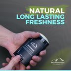 Mountaineer Brand All Natural Deodorant Stick by Mountaineer Brand | Stay Fresh With Safer Ingredients | 2.5 oz (Unscented)