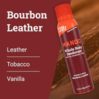 Mando Whole Body Deodorant For Men - Invisible Spray Deodorant - 72 Hour Odor Control - Low Irritation Formula - Aluminum Free, Benzene Free - 3.6 ounce Cans (Pack of 2) - Bourbon Leather