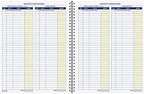 Adams Bookkeeping Record Book, Monthly Format, White (AFR71), 8.5 x 11 inches