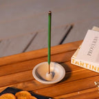 Murphy’s Naturals Stoneware Incense Stick Holder, Stone Grey, 4.5” Ash Catcher for Outdoor Use, Durable & Stylish Design for Easy Clean-Up, 1-Pack