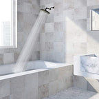 Luxury Spa Series: Bronze Rain Shower Head, 8-Inch Round Rain Showerhead with 360 Tilt, Experience Rainfall with MAXX Comfort and Elegance (Oil Rubbed Bronze)