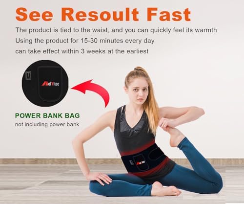 Red Light Therapy Wrap Belt for Body Shoulder Waist Muscle Knee Leg Pain Relief Relax，660nm&850nm Near Infrared Light Therapy Timer Remote Control