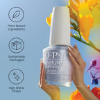 OPI Nature Strong Natural Origin Nail Polish | Opaque Bright Purple Lilac Crème Eco-Friendly Nail Polish | Plant Based, Vegan, Cruelty Free