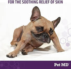 Pet MD All-in-One Derm Care - Hypochlorous Acid Spray for Dogs & All Pets - Skin Soother for Dogs & Wound Spray for Dogs - Cat Wound Care, Dog Hot Spot Remedy, & Dog Itch Relief - 4oz