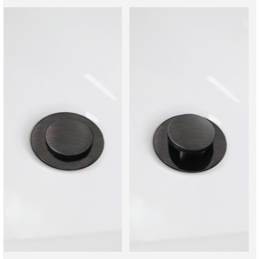 Bathroom Sink Pop-up Stopper Replacement for Lavatory Pop-up Drain Assembly, Oil Rubbed Bronze, 11043