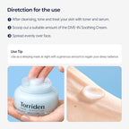 Torriden DIVE IN Hyaluronic Acid Soothing Cream 100ml (3.38 fl. oz) | Revitalizing Facial Moisturizer for Sensitive and Dry Skin | Hyaluronic Acid, Panthenol, Allantoin