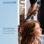 BaBylissPRO Nano Titanium Prima Ionic Hair Straightener, Curl and Straighten Hair With One Professional Tool