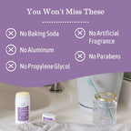 Earth Mama Calming Lavender Deodorant | Safe for Sensitive Skin, Pregnancy and Breastfeeding, Contains Organic Lavender, Calendula and Coconut Oil, No Baking Soda or Aluminum, 2.65-Ounce (2-Pack)