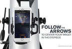 Celestron 22452 StarSense Explore LT114AZ Newtonian Reflector Telescope with Smartphone App-Enabled Technology - Includes Two Eyepieces, 2X Barlow Lens, Phone Dock and Height-Adjustable Tripod, Black