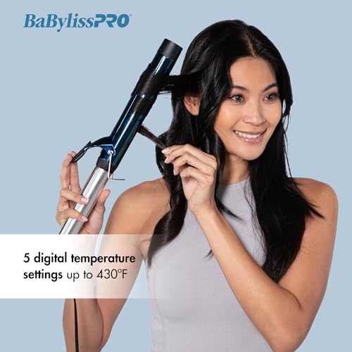 BaBylissPRO Nano Titanium Professional Curling Iron with Extended Barrel Perfect for Longer Hair