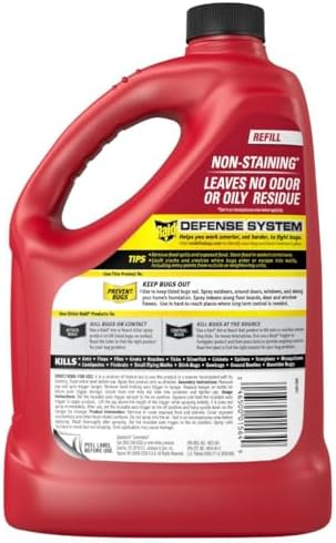 Raid MAX Perimeter Protection Refill, Up to 18 Months of Protection, Indoor and Outdoor Use, 1 Gallon (3.78 l)