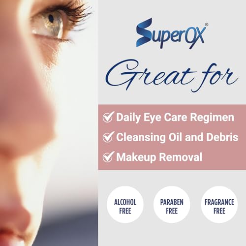 Superox Hypochlorous Acid Spray For Face - Natural Eyelid Cleanser - Safe for All Skin Types - Pure & Gentle Hypochlorous Acid Spray, 100 ml (3.38 oz)