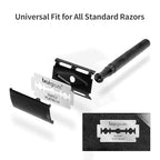 Double Edge Safety Razor Blades - 100 Count Premium Platinum Swedish Steel Blades for Men & Women’s Razors with a Smooth Precise and Clean Shave