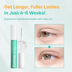 Power & Volume Eyelash Serum | Korean Lash & Brow Growth Serum for Longer, Thicker Lashes | Non-Irritating, Cruelty-Free | Peptides, Biotin, Centella, Hyaluronic Acid (0.3 fl. oz.)