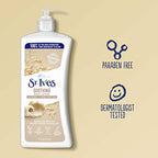 St. Ives Soothing Hand & Body Lotion Moisturizer for Dry Skin Oatmeal & Shea Butter Made with 100% Natural Moisturizers 21 oz (Pack of 2)