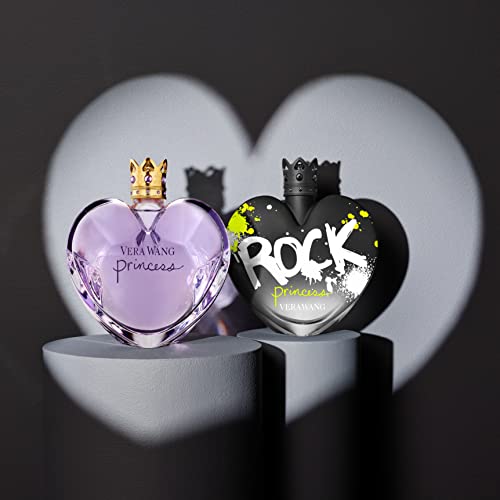Vera Wang Rock Princess Eau de Toilette 1.7 fl oz (Pack of 1), Notes of Peach, Jasmine, and Vanilla, Women's Fragrance, Long Lasting, Everyday Fragrance, Travel Size