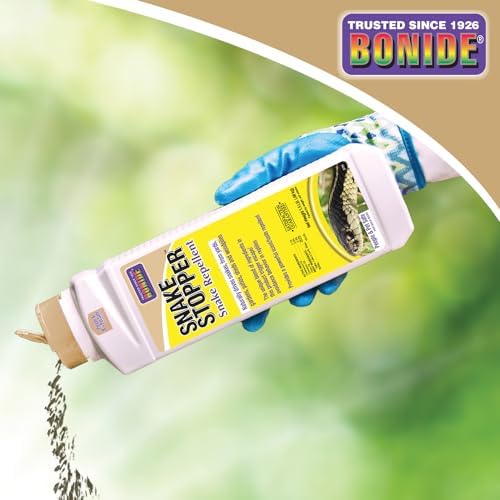 Bonide Snake Stopper Snake Repellent, 1.5 lbs Ready-to-Use Granules, Outdoor Deterrent for Snakes, Lizards, Iguanas
