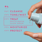 BYOMA Phyto-Mucin Glow Serum - Mucin Face Serum for Glass Skin - Plumps, Primes + Hydrates - Flawless Primer and Makeup Base - Strengthens Skin Barrier - 1.35 fl.oz