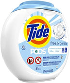 Tide Laundry Detergent Pods, Free & Gentle, 81 Count (Pack of 1)