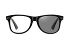 ZAMGIC Photochromic Day Night Sunglasses Blue Light Blocking Glasses for Men and Women Retro Rectangle Black Frame Photochromic Lens