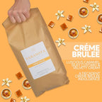 Sarasota Coffee Whole Bean Creme Brulee | Medium Roast Gourmet Flavored Coffee Beans | Low Acid, Mold Free, Specialty Grade Bulk Beans | 5lb (80 oz)