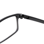 HUIHUIKK Distance Glasses Black Frame Shortsighted Myopia Glasses -1.00 Strength **These are not reading glasses**