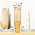 Paco Rabanne 1 Million Perfume For Men Mini EDT Splash 0.17 Fl Oz