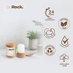 BioRock. Crystal Natural Deodorant Stone - Unscented Plastic and Aluminum Free Salt Deodorant Stick for Women & Men Eco-Friendly, Sustainable, Zero Waste 4.25 oz