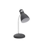 LEPOWER Metal Desk Lamp, Eye-Caring Table Lamp, Study Lamps with Flexible Goose Neck for Bedroom, Home Office (Matte Black)