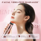 Microcurrent Facial Device, 3 Modes Red Light Therapy for Face and Neck, Skin Care Facial Massager Perfect Gifts for Women Men(Gold)