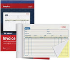 Adams Invoice Book 3 Pack, 2 Part Carbonless Invoices, Horizontal Sales Slip, 5-9/16 x 8-7/16 Inches, 50 Sets per Book (DC5840-3)
