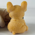 Handmade Taba Squishy Dog Toy, Taba Squishy French Bull Dog Toy, Cute Squishy Frenchie,Realistic Puppy Toy, Silicone Mochi Fidget Pup, Stress Relief Gift for Adults & Kids (French Bulldog)