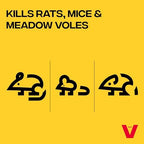Victor Rat Poisoning for Inside & Outside Use - Kills Rats, Mice, Meadow Voles | Mouse Poisoning for Indoor & Outdoor Areas, Ready-to-Use