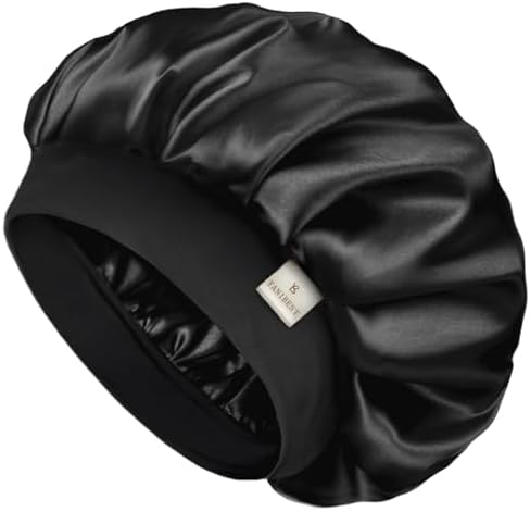 YANIBEST Bonnet for Men Hair Bonnet for Sleeping Double Layer Satin Bonnets for Black Women Curly Hair Braids