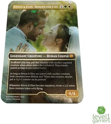 Custom Metal Creature MTG Card – Personalized Magic Card Design on Brushed Aluminum – Create Your Own Unique Collectible Gift for MTG Players