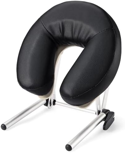Udefineit Adjustable Massage Table Face Cradle & Pillow, SPA Massage Table/Bed/Chair Headrest Platform with Face Pillow, Massage Home Mattress Top Massage Kit Head Face Rest Support & Face Cushion