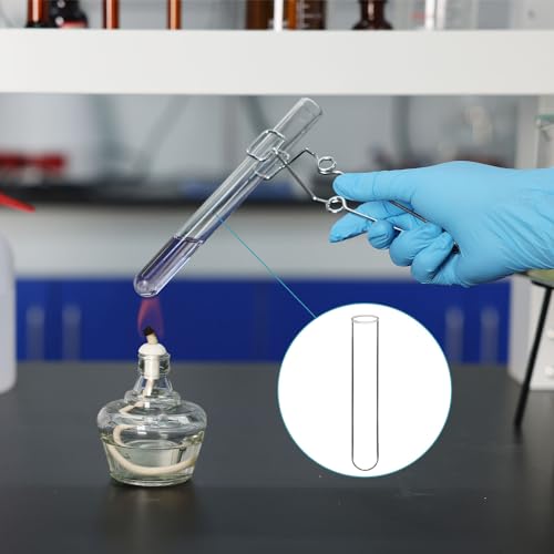 stonylab Glass Test Tubes, Transparent Borosilicate Glass Round Bottom Test Tubes with 20 mm Diameter and 150 mm Length for Lab Use, 30-Pack