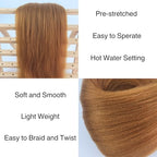 Honey Blonde Braiding Hair for Boho Braids Bohemian Boho Braiding Hair for Black Women